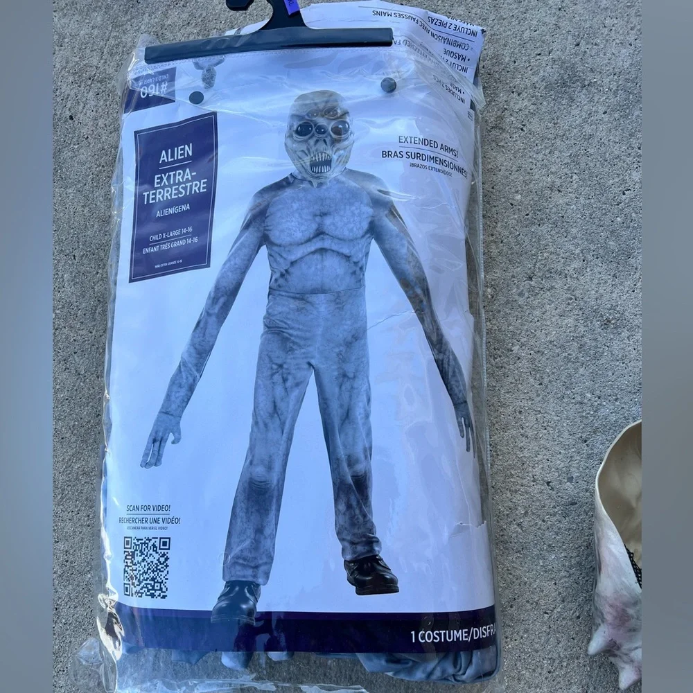 Alien Extra-Terrestrial Kids Halloween Costume